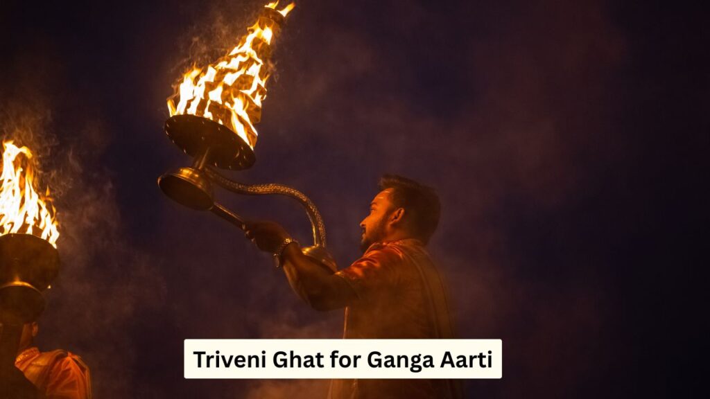 Triveni Ghat for Ganga Aarti
