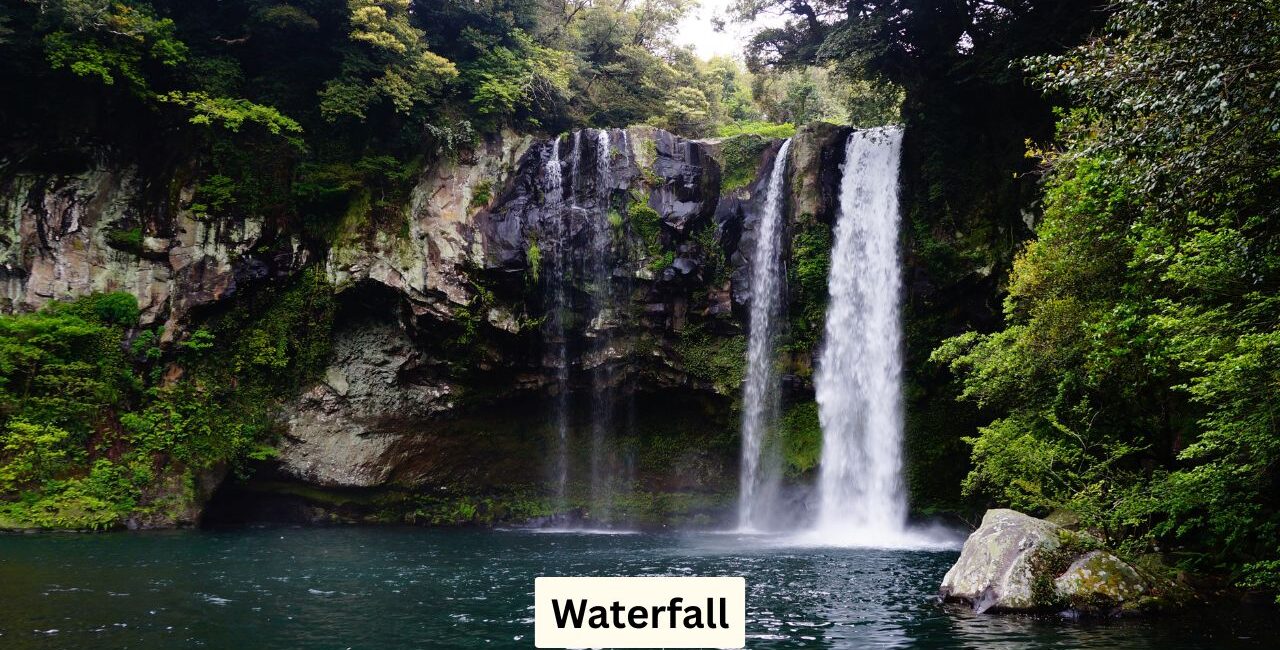 Waterfall in Rishikesh
